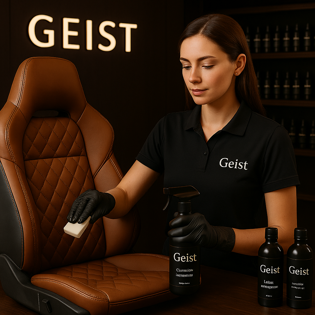 Produits Geist™ : l’excellence du soin cuir sur La Boutique du Detailing